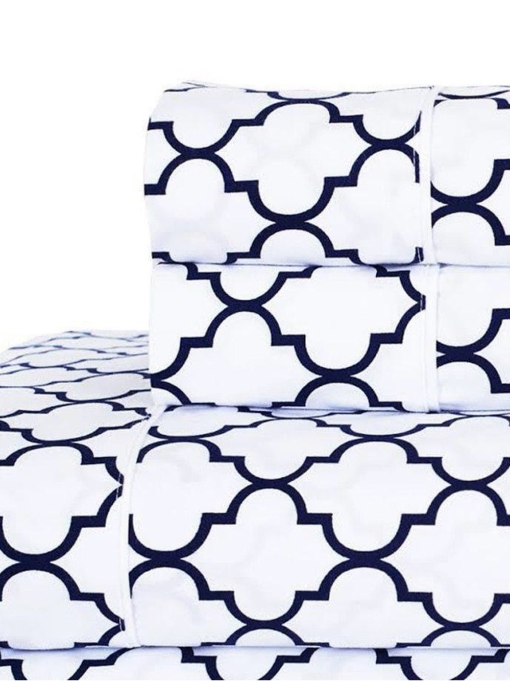 Black Trellis Pattern Sheet Set